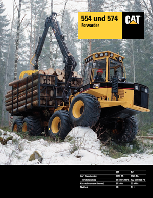 Форвардери Caterpillar 574