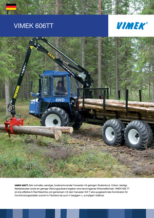 Форвардери Vimek 606 TT