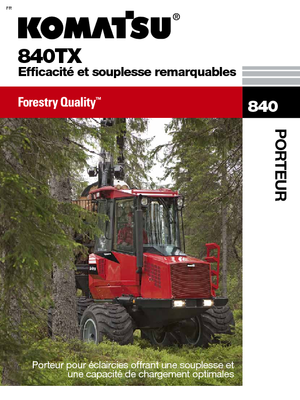 Форвардери Komatsu 840 TX
