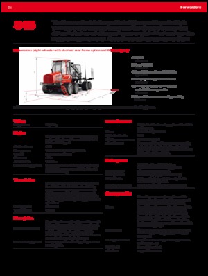 Форвардери Komatsu 845