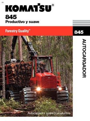 Форвардери Komatsu 845