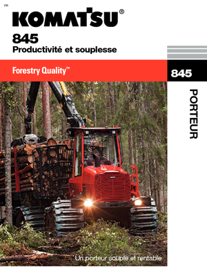 Форвардери Komatsu 845