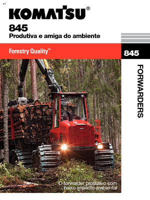 Форвардери Komatsu 845