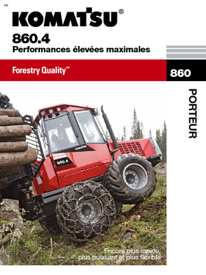 Форвардери Komatsu 860.4