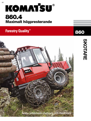 Форвардери Komatsu 860.4