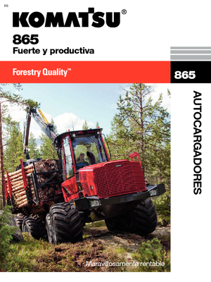 Форвардери Komatsu 865 6WD