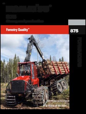 Форвардери Komatsu 875