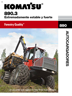 Форвардери Komatsu 890.3