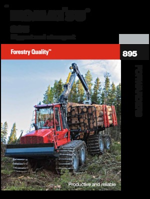 Форвардери Komatsu 895