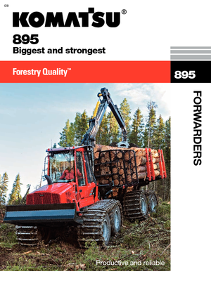 Форвардери Komatsu 895