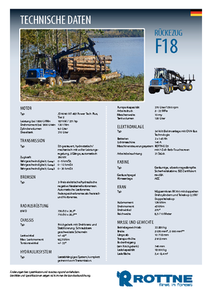 Форвардери Rottne F 18