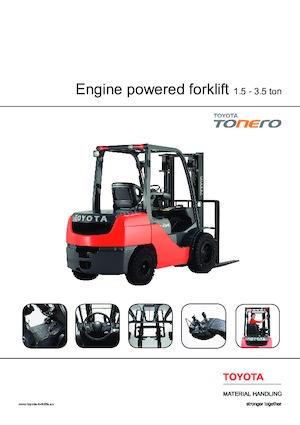 Автонавантажувач дизельний Toyota 02-8 FDF 30
