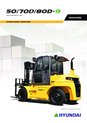 Автонавантажувач дизельний Hyundai 80D-9