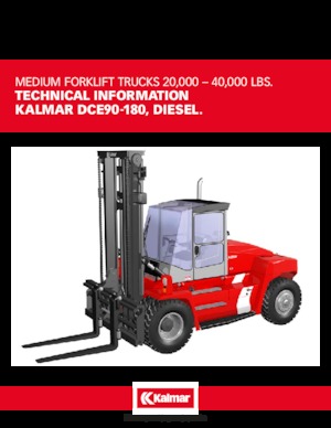 Автонавантажувач дизельний Kalmar DCE 160-12