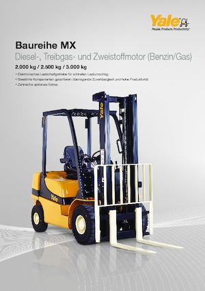 Автонавантажувач дизельний Yale GDP 25MX