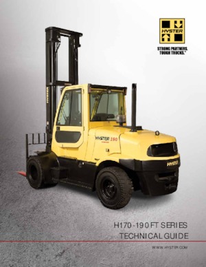 Автонавантажувач дизельний Hyster H190FT 