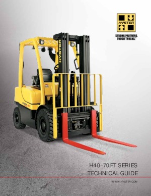 Автонавантажувач дизельний Hyster H60FT