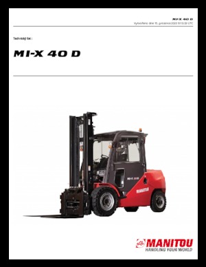 Автонавантажувач дизельний Manitou MI-X 40 D