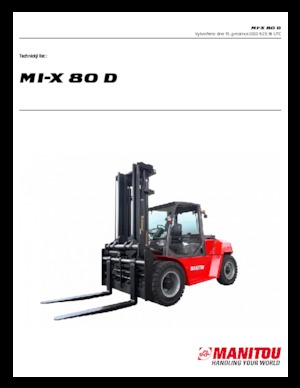 Автонавантажувач дизельний Manitou MI-X 80 D