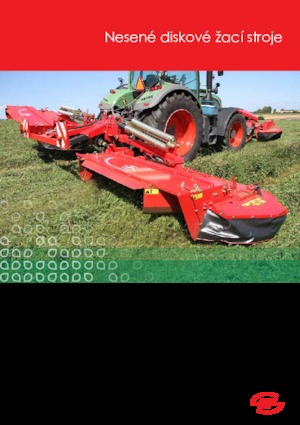 Передній косильний диск з кондиціонером Kongskilde GXF 3605 P