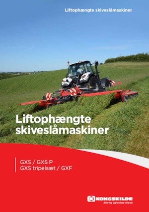 Передній косильний диск з кондиціонером Kongskilde GXF 3605 P