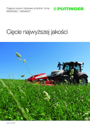 Передньо-привідний косильний диск з кондиціонуванням Pöttinger NovaCat 351 Alpha Motion Master