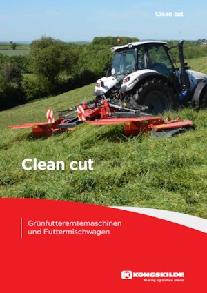 Передньо-привідний косильний диск з кондиціонуванням Kongskilde SMF 3005