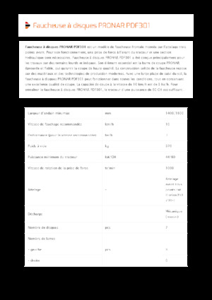 Передньо-привідний косильний диск з кондиціонуванням Pronar PDF 301