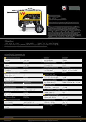 Бензинові електрогенератори Wacker Neuson GP5600A