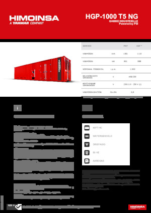 Бензинові електрогенератори HIMOINSA HGP-1000 T5 NG