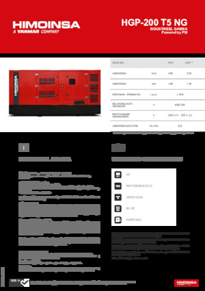 Бензинові електрогенератори HIMOINSA HGP-200 T5 NG