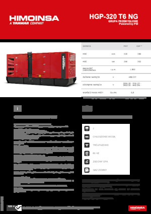 Бензинові електрогенератори HIMOINSA HGP-320 T6 NG