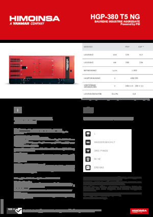 Бензинові електрогенератори HIMOINSA HGP-380 T5 NG