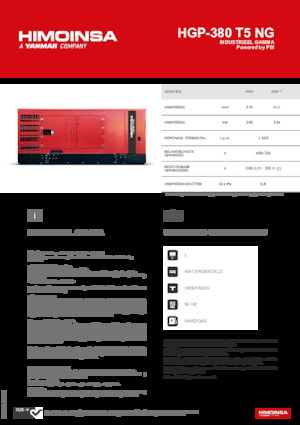 Бензинові електрогенератори HIMOINSA HGP-380 T5 NG