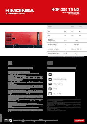 Бензинові електрогенератори HIMOINSA HGP-380 T5 NG