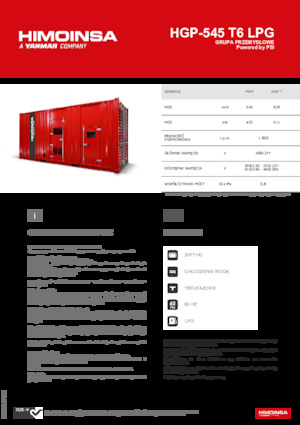 Бензинові електрогенератори HIMOINSA HGP-545 T6 LPG