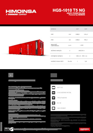 Бензинові електрогенератори HIMOINSA HGS-1010 T5 NG