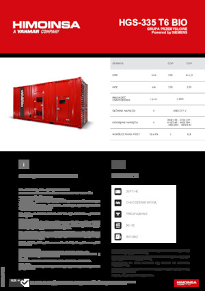 Бензинові електрогенератори HIMOINSA HGS-335 T6 BIO