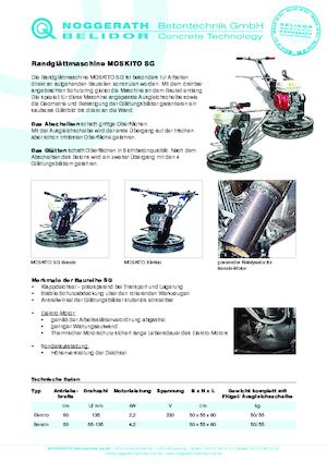 Мотоблоки Belidor-Noggerath Moskito SG