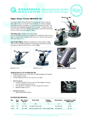 Мотоблоки Belidor-Noggerath Moskito SG