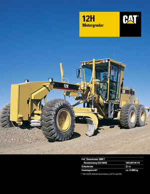 Грейдери Caterpillar 12H
