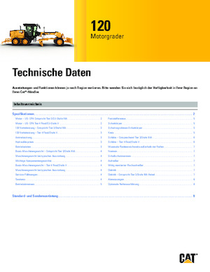 Грейдери Caterpillar 120