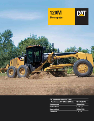 Грейдери Caterpillar 120M2