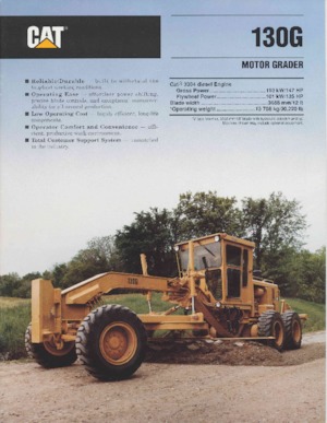 Грейдери Caterpillar 130G