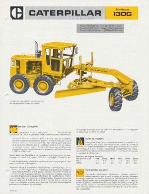 Грейдери Caterpillar 130G