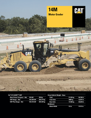 Грейдери Caterpillar 14M