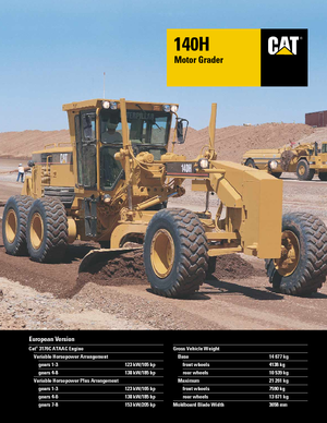 Грейдери Caterpillar 140H
