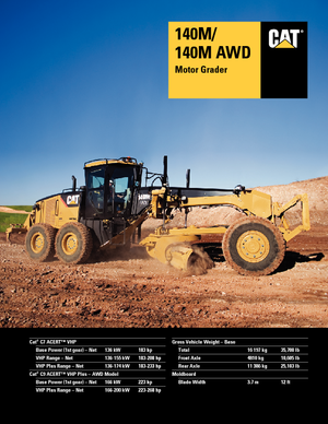 Грейдери Caterpillar 140M