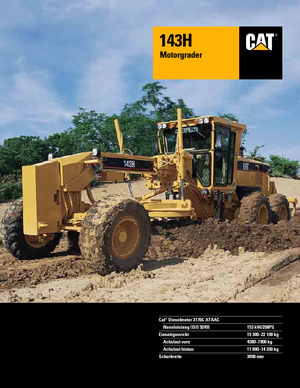 Грейдери Caterpillar 143H