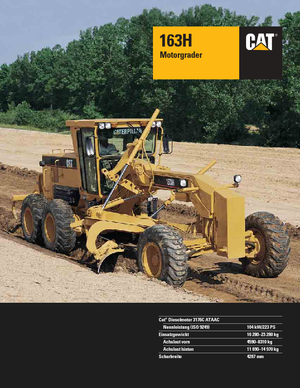 Грейдери Caterpillar 163H